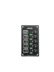 5 ANAHTARLI İZOLELİ DİKEY SWITCH PANEL  Tekne & Yacht - Yat