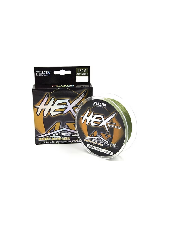 Fujin Hex Braid 4X 150Mt Moss Green Pe Ip Misina (498563260)-0,18